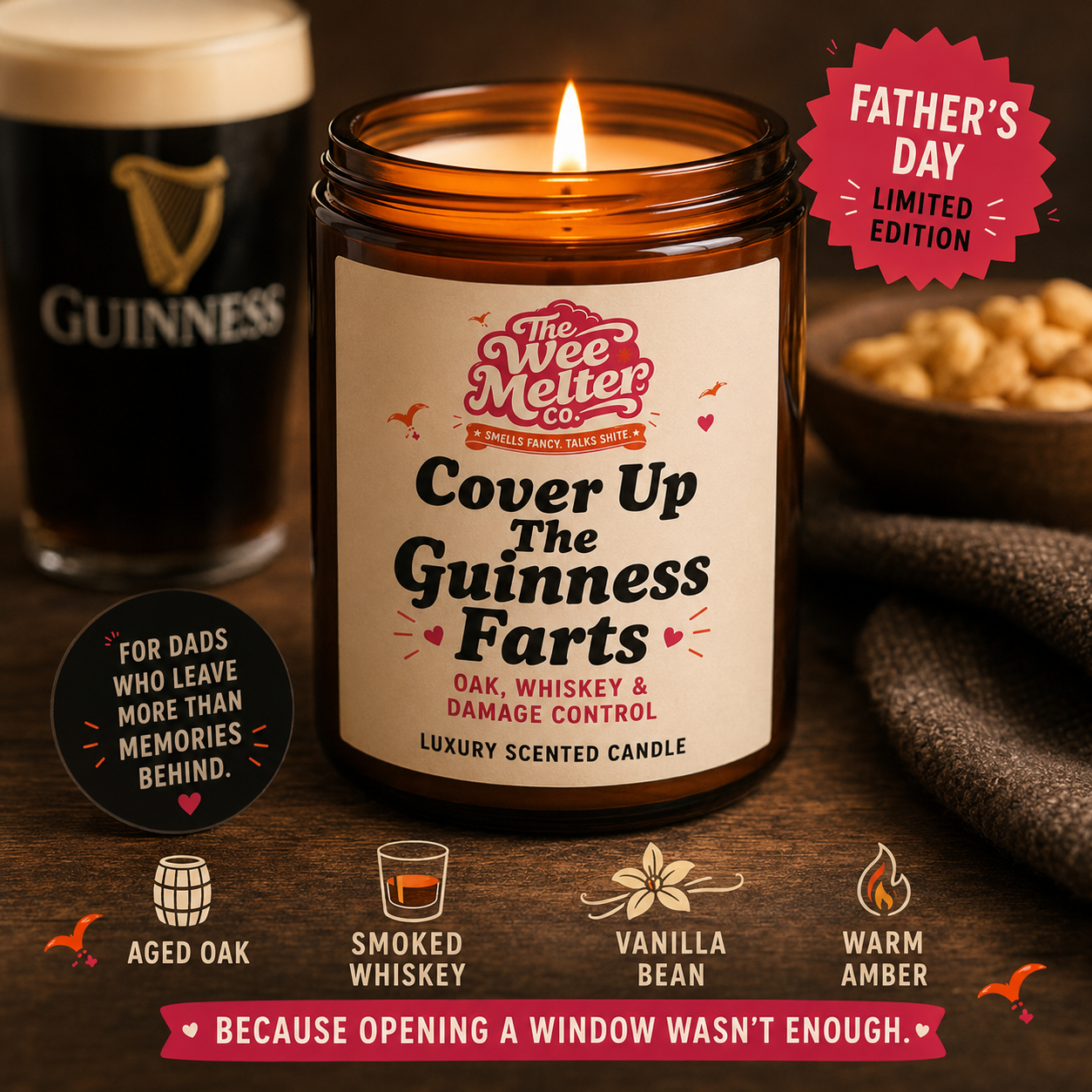 Cover Up The Guinness Farts: Father's Day Limited Edition